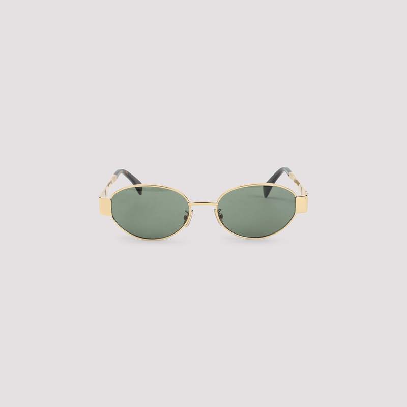Celine Triomphe 01 Sunglasses - Gold Green