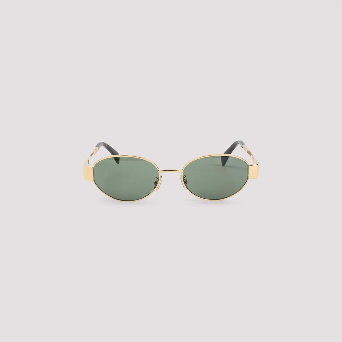 Celine Triomphe 01 Sunglasses - Gold Green - Image 4 of 5