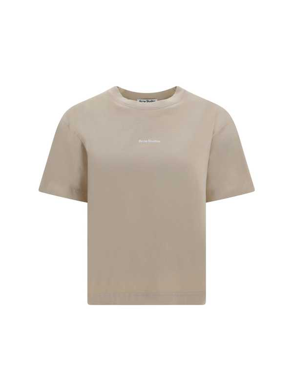 Acne Studios Cotton T-shirt - Champagne Beige