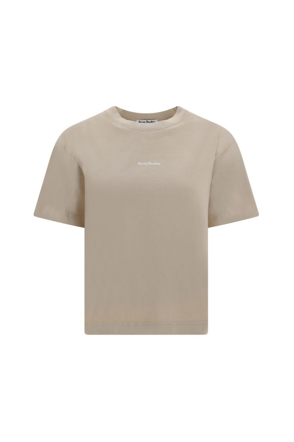 Acne Studios Cotton T-shirt - Champagne Beige