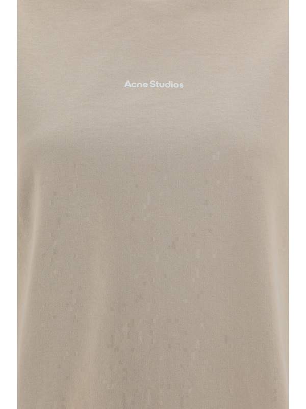 Acne Studios Cotton T-shirt - Champagne Beige