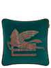 Etro Pegaso Cushion - Green - Thumbnail 1