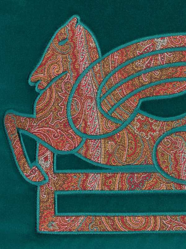 Etro Pegaso Cushion - Green