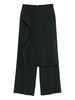Ami Alexandre Mattiussi Wool Trousers - Pants - Gray - Thumbnail 1