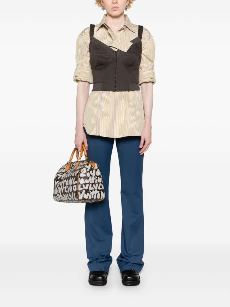 Vivienne Westwood High-waisted Flared Trousers - Blue