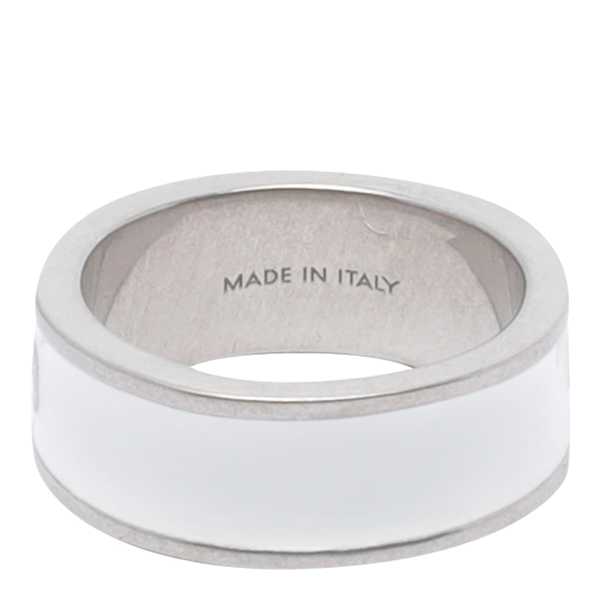 MM6 Maison Margiela Numeric Signature Logo Ring - White | Garmentory