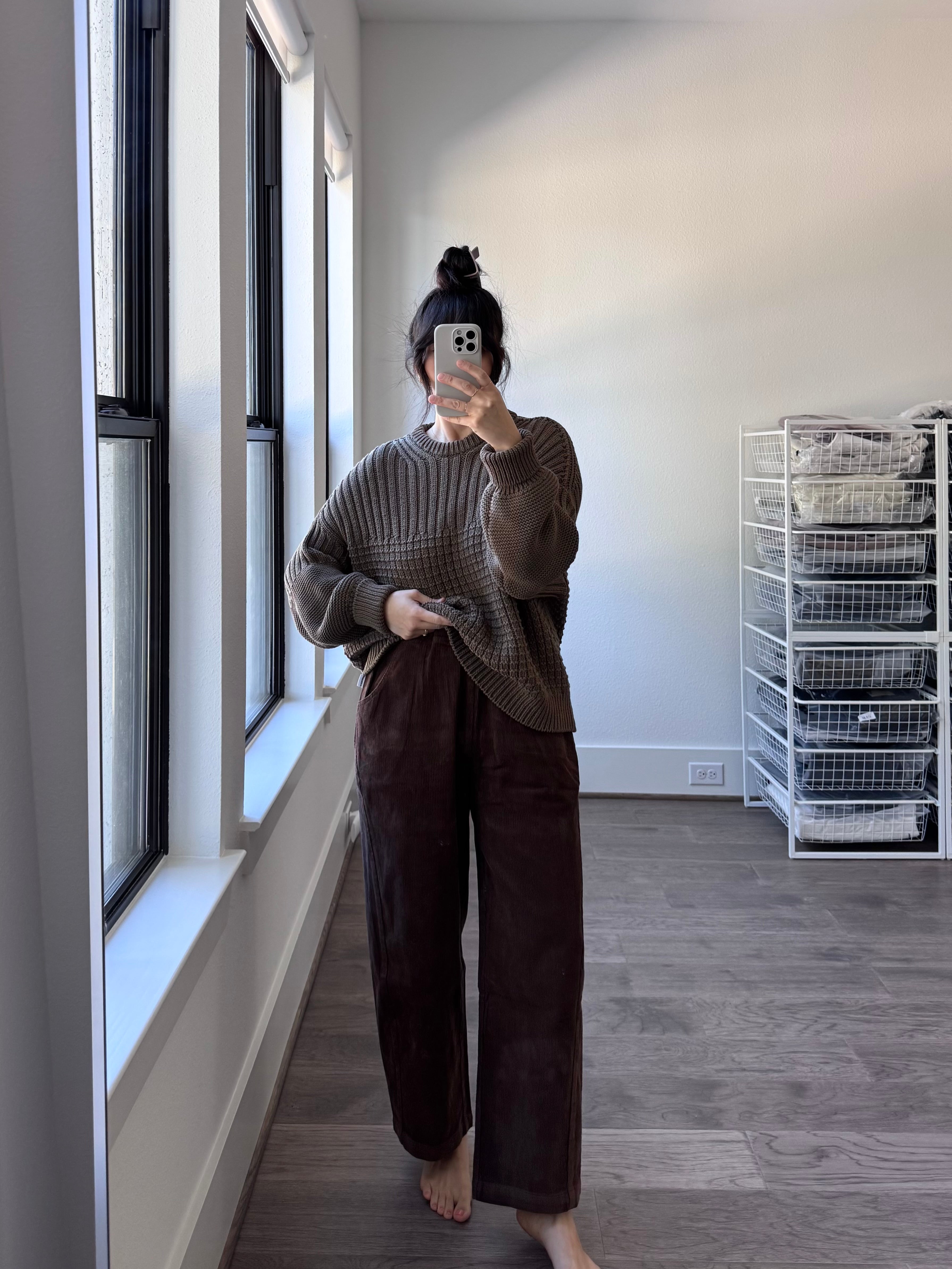 Le Bon Shoppe Corduroy Arc Pants - Chocolate | Garmentory