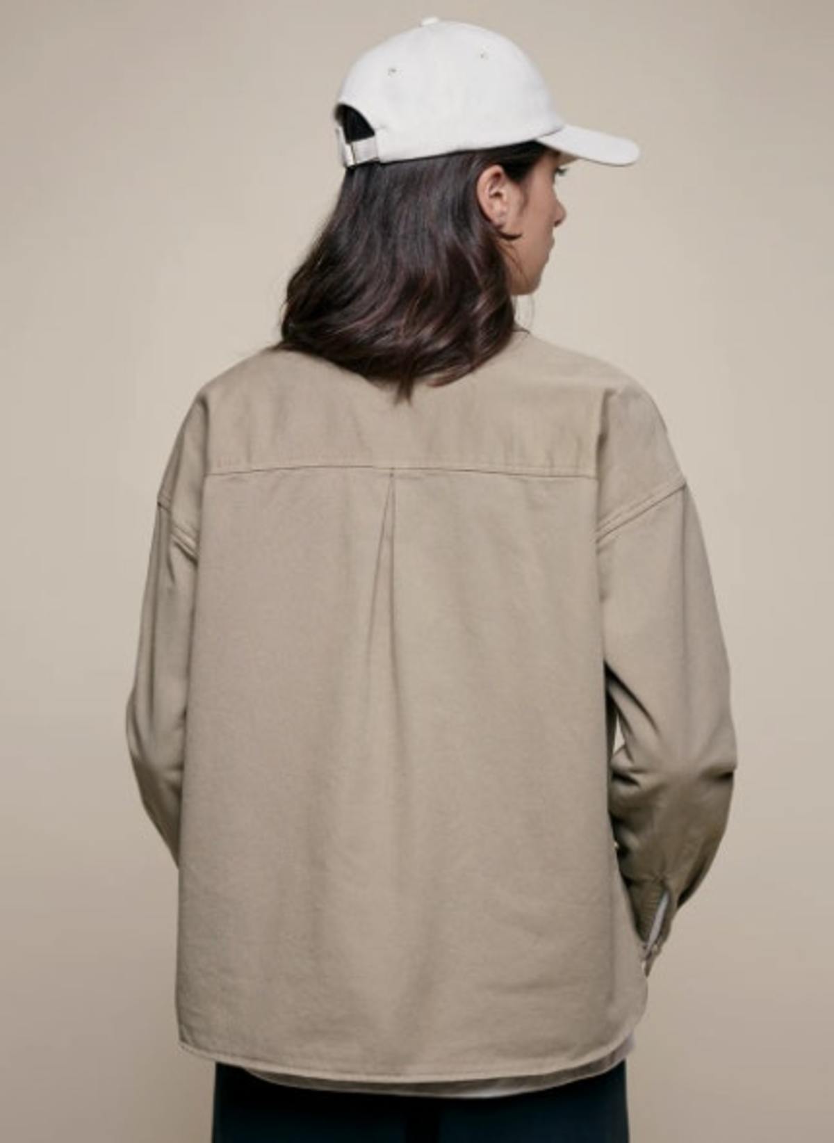 Merz B. Schwanen Organic Cotton Twill Boxy Shirt - Image 2 of 3