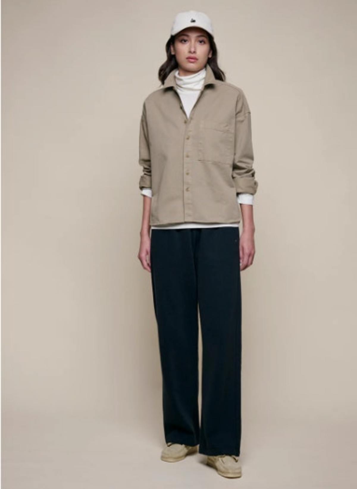 Merz B. Schwanen Organic Cotton Twill Boxy Shirt - Image 3 of 3