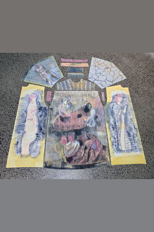 Lela Jacobs Nicola Shanley Hand Painted Jacket