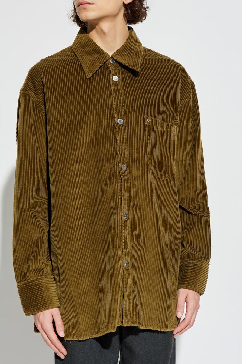 Ami Alexandre Mattiussi Corduroy Shirt - Green