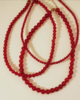 Kozakh Red Bead Necklace - Red - Thumbnail 2
