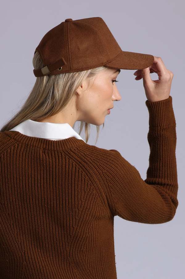 Minnie Rose Wool Trucker Hat