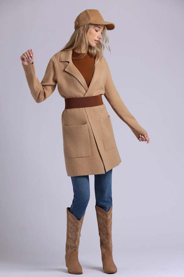 Minnie Rose Wool Trucker Hat