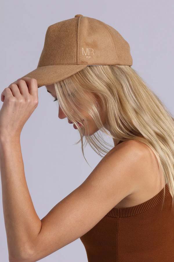 Minnie Rose Wool Trucker Hat