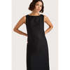 Faithfull The Brand Taylor Midi Dress - Black - Thumbnail 4
