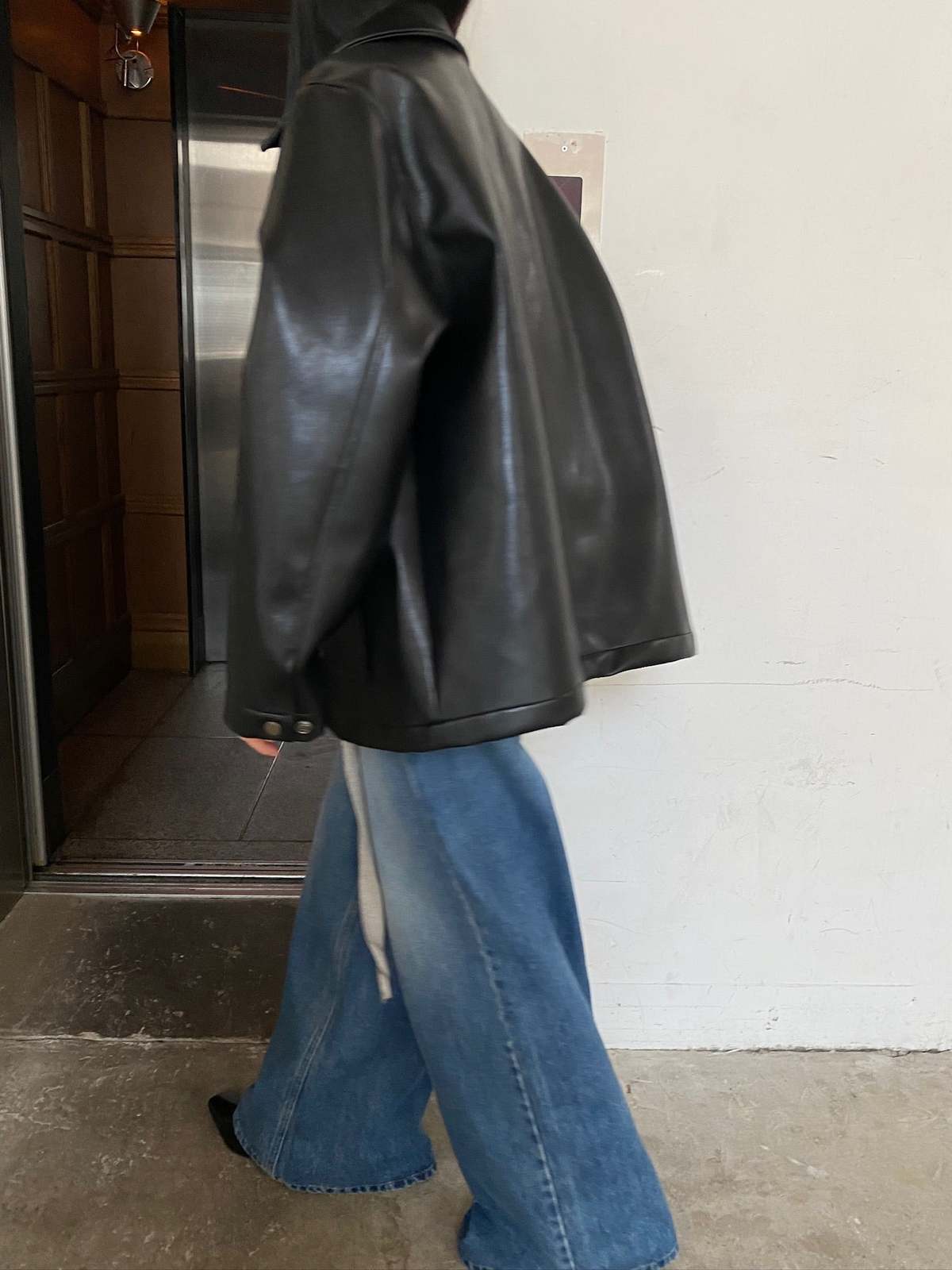 The NKC Store Briona Vegan Leather Jacket - Image 2 of 12