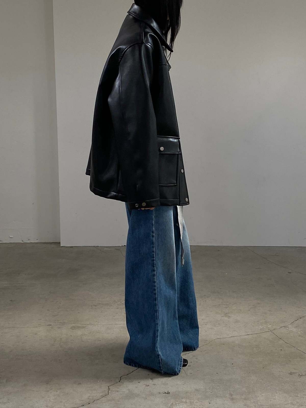 The NKC Store Briona Vegan Leather Jacket - Image 7 of 12