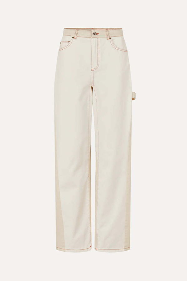 Stine Goya Twist Knee Seam Denim Pant