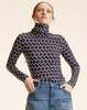 Cynthia Rowley The Perfect Layer Turtleneck Top - Geomul - Thumbnail 1