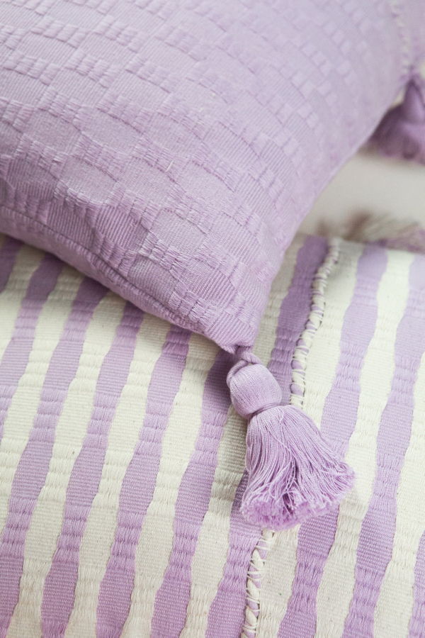 Archive New York Antigua Pillow - Light Lavender Solid