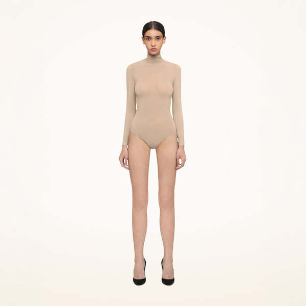 Wolford Buenos Aires String Bodysuit - Caf Au Lait