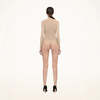 Wolford Buenos Aires String Bodysuit - Café Au Lait - Thumbnail 2