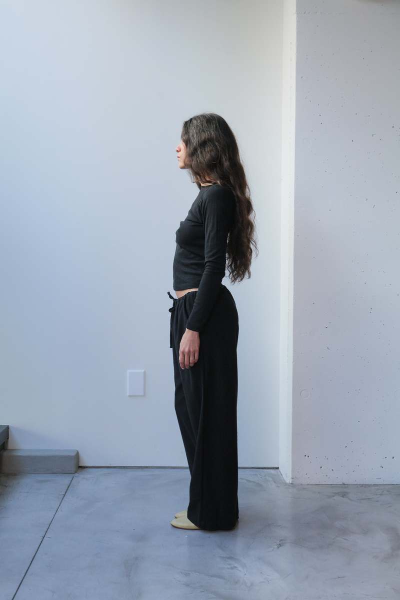 at Dawn. Silk Drawstring Pant