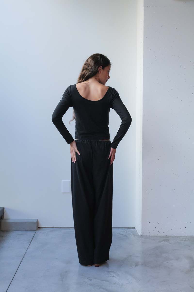 at Dawn. Silk Drawstring Pant