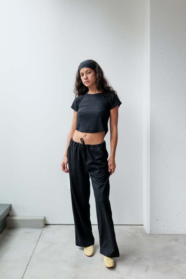 at Dawn. Silk Drawstring Pant