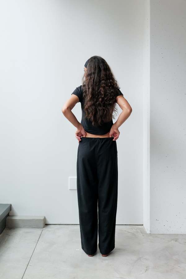 at Dawn. Silk Drawstring Pant