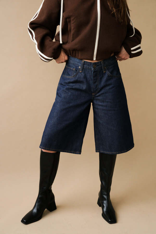 AGOLDE Baggy V-Short Shorts - Pure