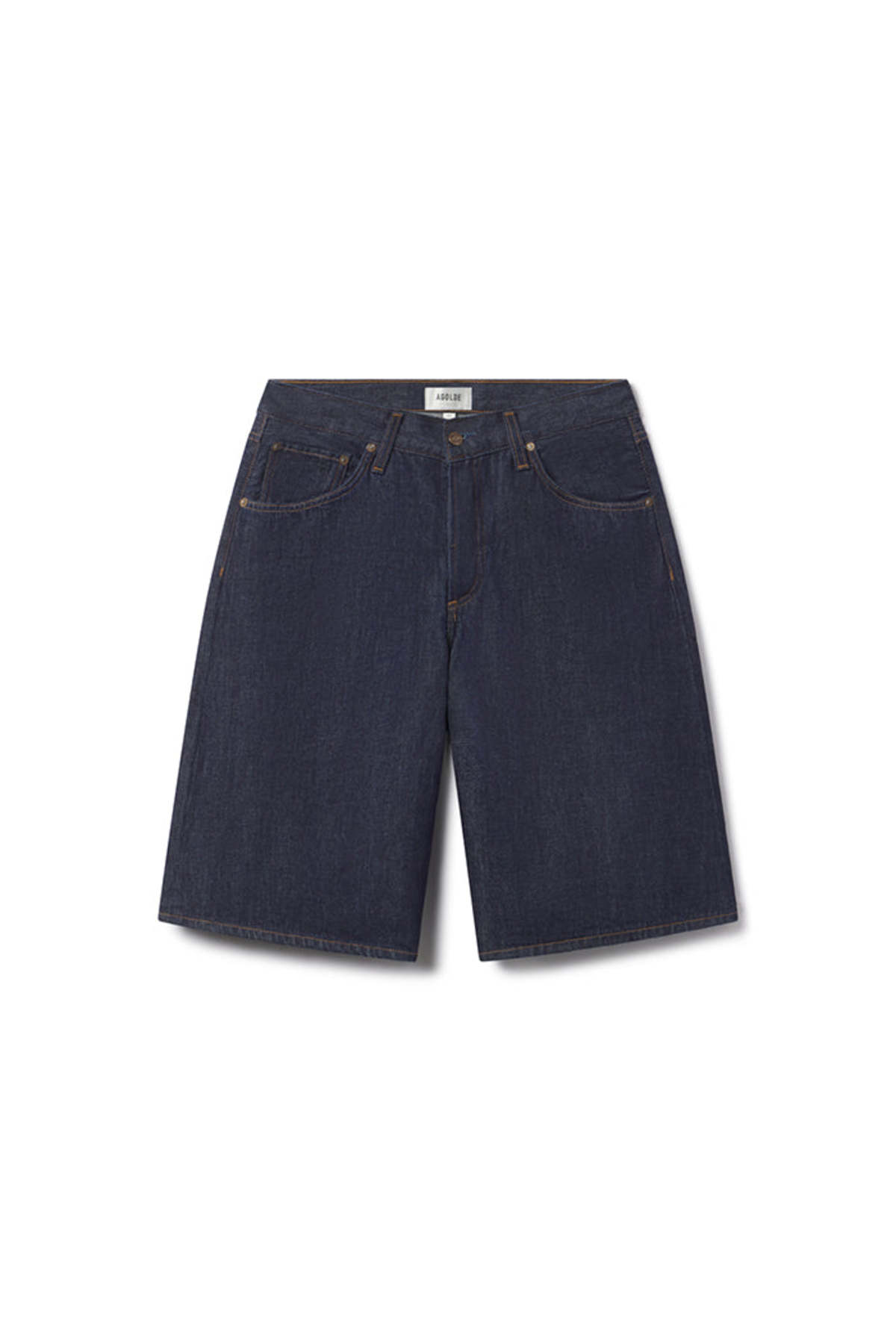 AGOLDE Baggy V-Short Shorts - Pure - Image 6 of 13