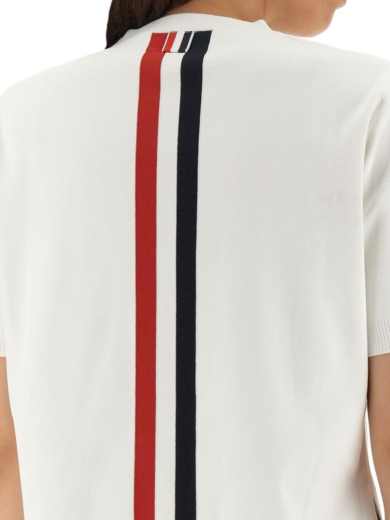 thom browne Boxy Fit T-Shirt - White