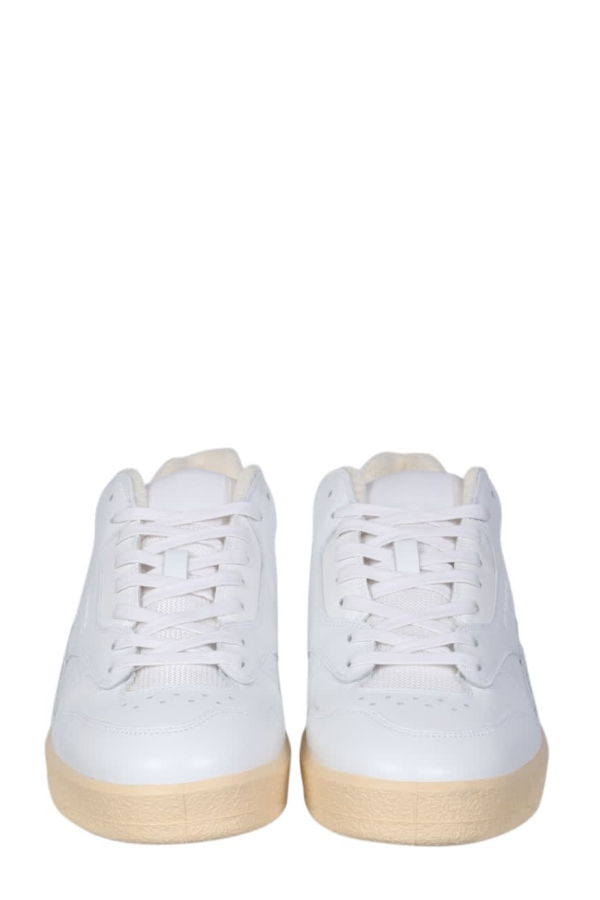 Jil Sander Low Leather Sneakers - White