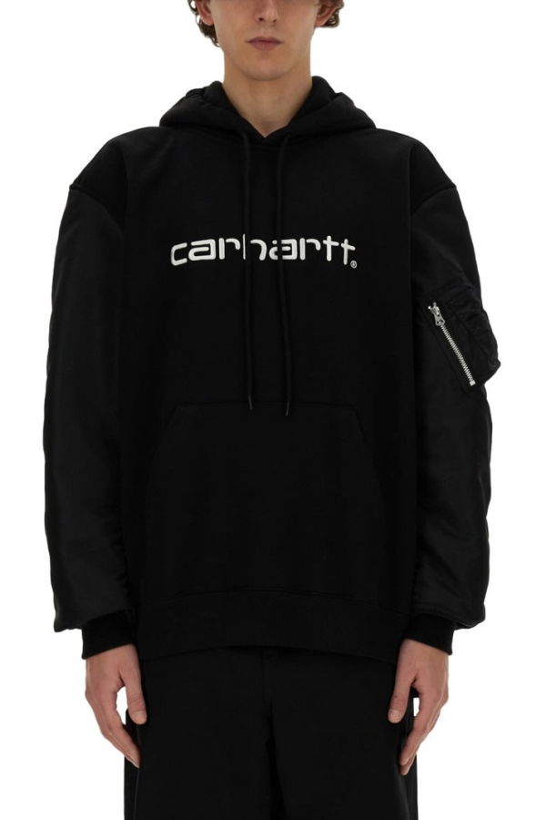 JUNYA WATANABE Junya Watanabe X Carhartt Sweatshirt - Black