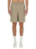Fred Perry Cotton Bermuda Shorts - Beige - Thumbnail 1