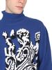 Etro Inlaid Jacquard Turtleneck Sweater - Blue - Thumbnail 4