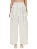Jil Sander Wide Pants In Cotton Gabardine Pants - White - Thumbnail 1