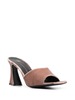 Giuseppe Zanotti Solhene Velvet Mule Sandals - Leather Brown - Thumbnail 3