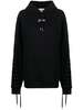Jean Paul Gaultier Logo Cotton Hoodie - Black - Thumbnail 1