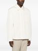 Ami Alexandre Mattiussi Ami Paris Button-Up Overshirt - Off White - Thumbnail 4