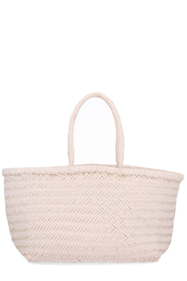 Dragon Diffusion Bamboo Triple Jump Big Bag Shoulder Bag - Beige