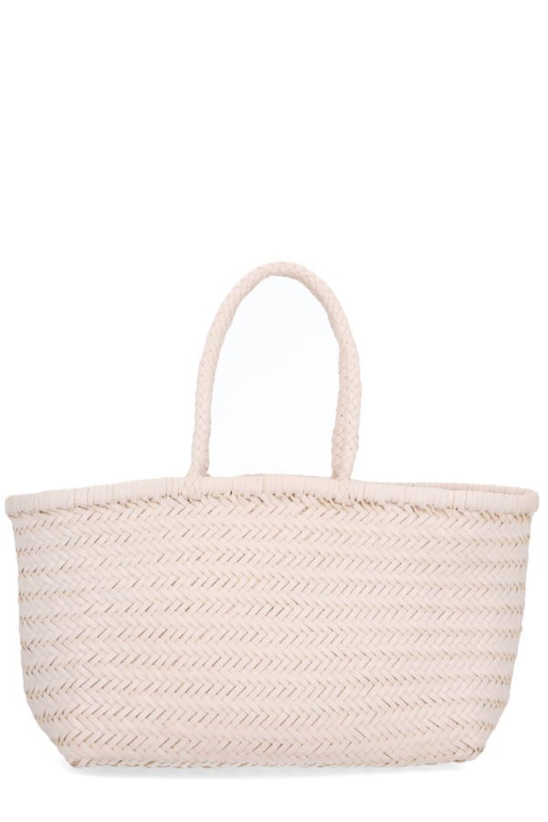 Dragon Diffusion Bamboo Triple Jump Big Bag Shoulder Bag - Beige