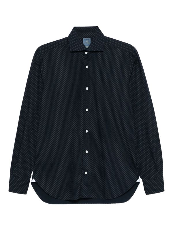 Barba Napoli Long-Sleeved Shirt - Blue