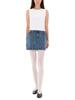 Jean Paul Gaultier Miniskirt With Double Zipper Skirt - Denim - Thumbnail 2