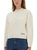 A.P.C. Shirt Esther Sweater - Ivory - Thumbnail 3