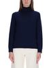 PAUL SMITH Turtleneck Shirt Sweater - Blue - Thumbnail 1