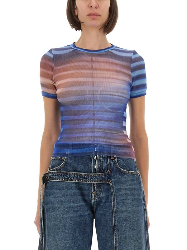 Jean Paul Gaultier Air Mesh T-Shirt - Multicolour