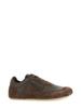 MM6 Maison Margiela Leather Sneaker - Brown - Thumbnail 1